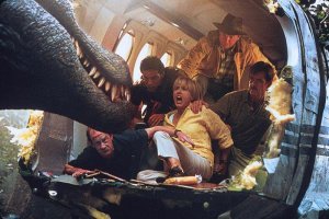 An image from Jurassic Park