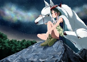 An image from Princess Mononoke