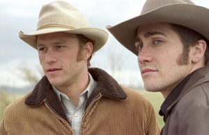 An image from Brokeback Mountain