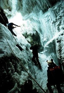 An image from Touching the Void