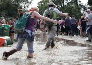 An image from Glastonbury